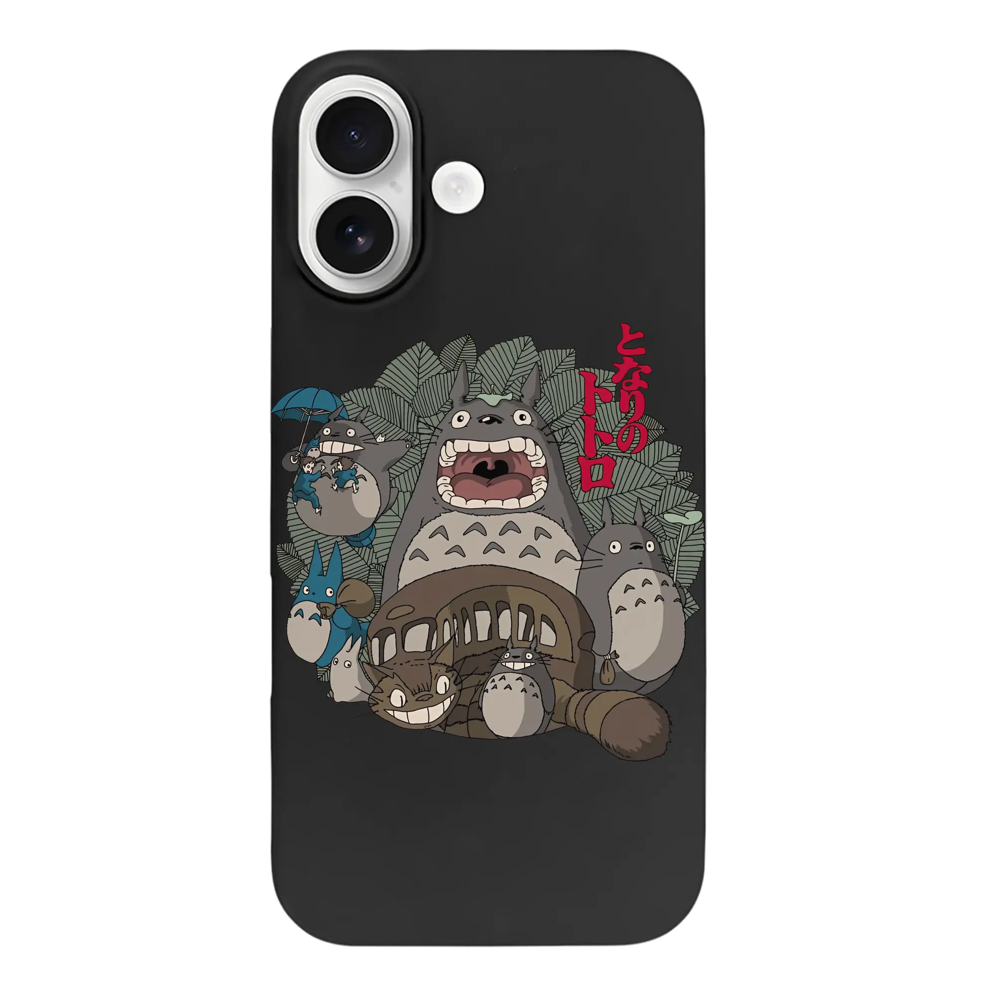 となりのトトロ グッズ トトロ - iPhone 17 シリーズ シリコンケース 薄型 耐衝撃 指紋防止 ソフトタッチカバー 精密フィット 傷防止 保護ケース iPhone 17/17 Air/17 Pro/17 Pro Max 対応